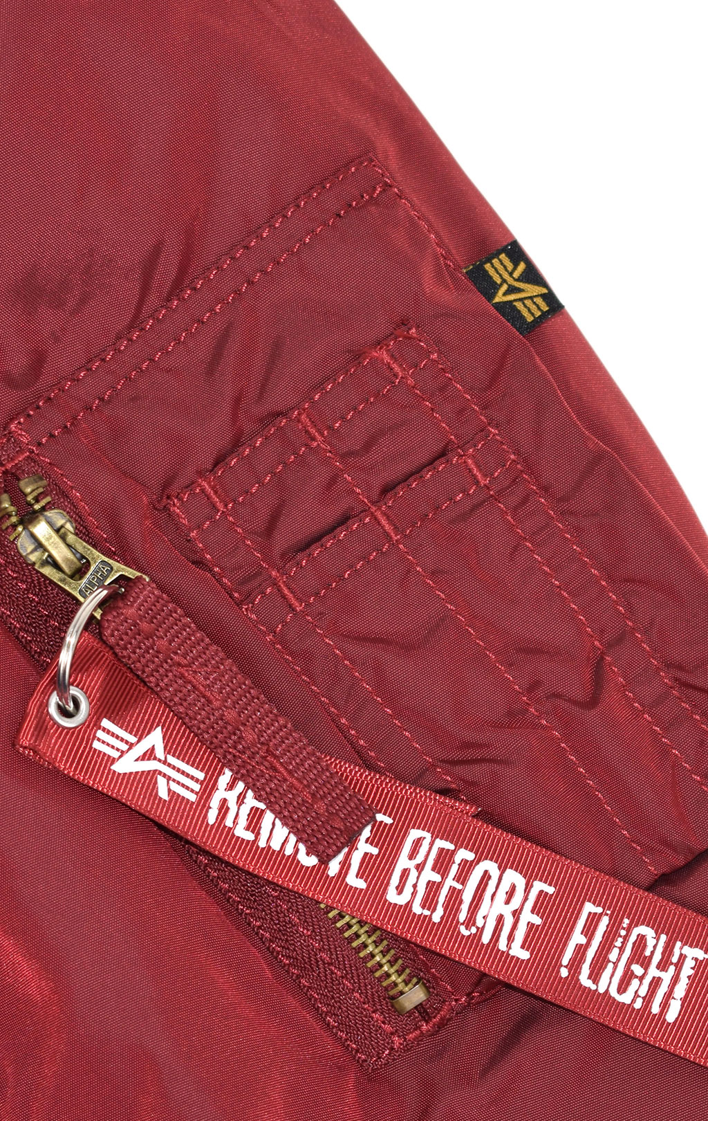 Куртка ALPHA INDUSTRIES ENGINE red commander 