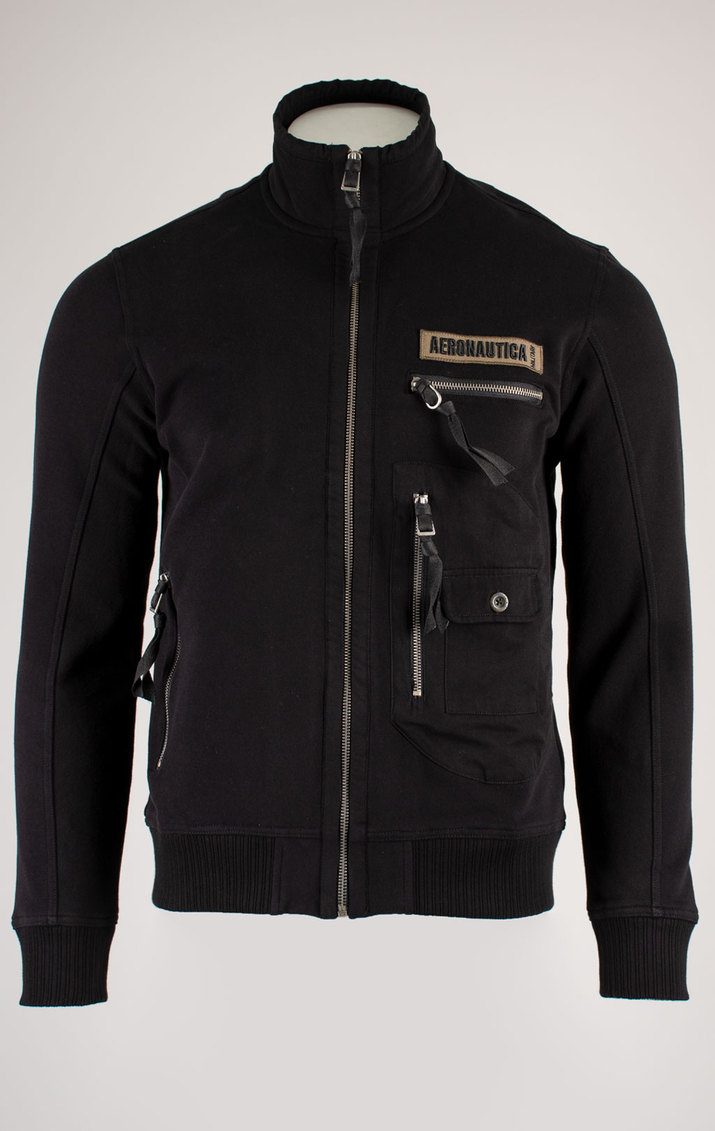 Олимпийка AERONAUTICA MILITARE FW 25/26/TR jet black (FE 2069) 