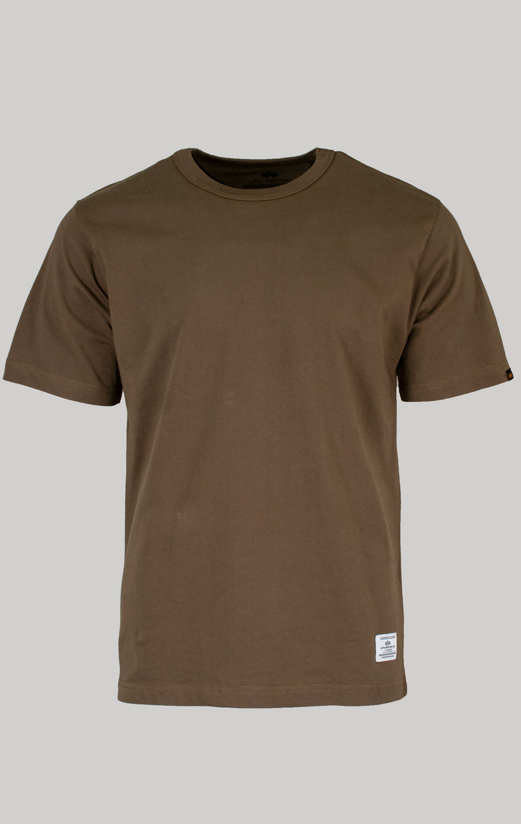 Футболка ALPHA INDUSTRIES ESSENTIAL GEN II TEE плотная FW 25/26 espesso 