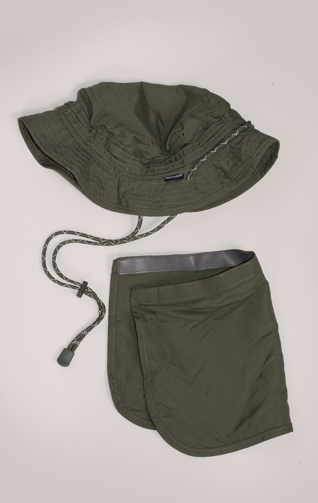 Панама Pentagon KALAHARI нейлон с защитой шеи green camo CG06 13033 