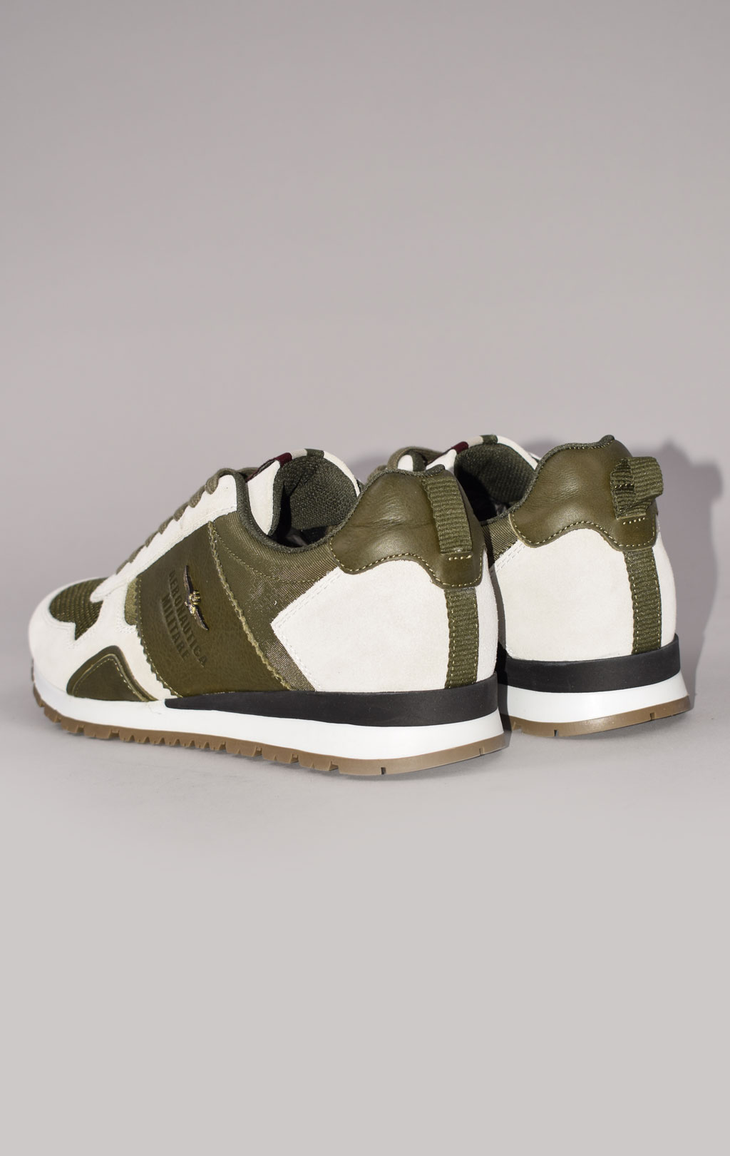 Кроссовки AERONAUTICA MILITARE SS 23 m/PT verde/grigio (SC 246)