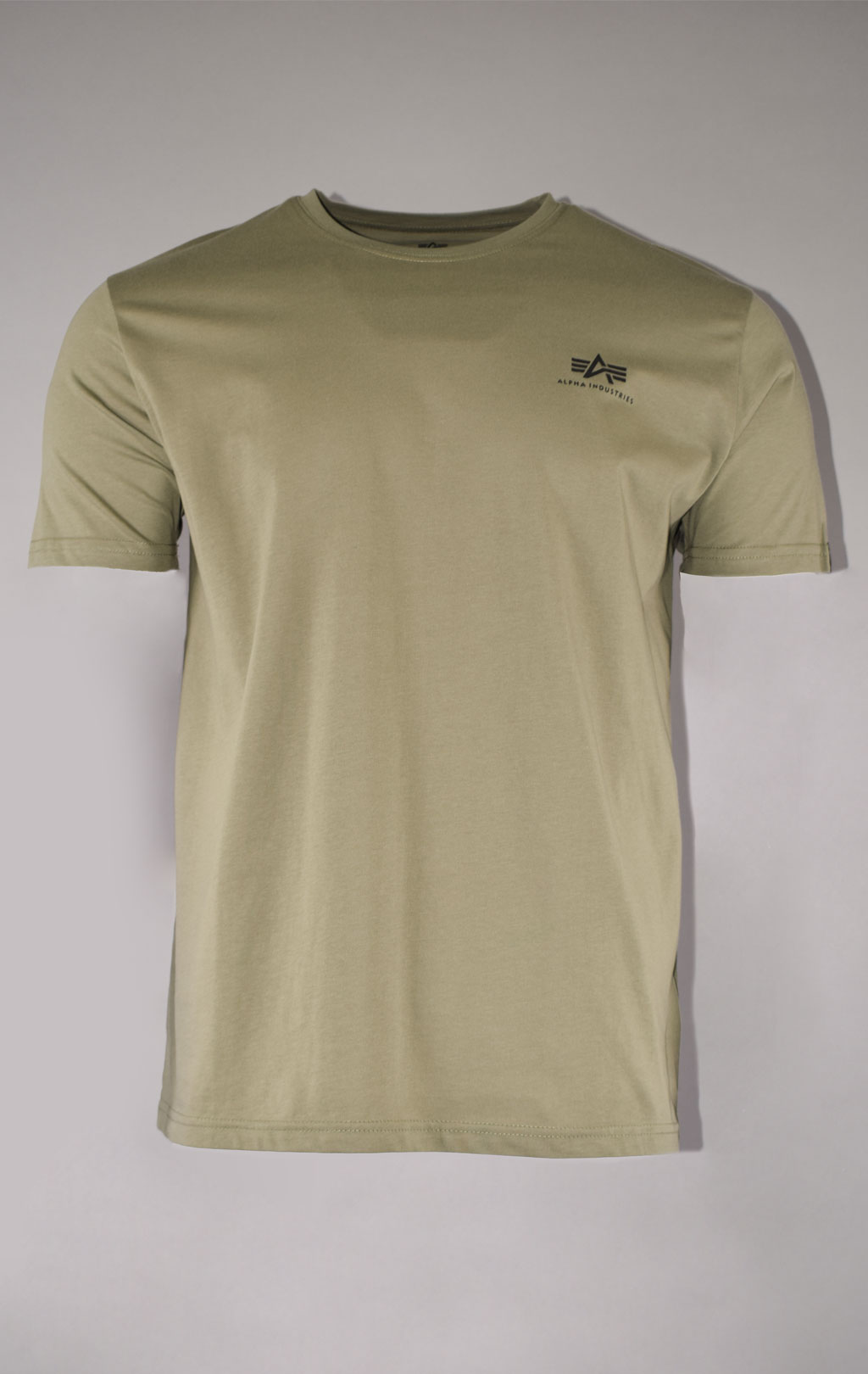 Футболка ALPHA INDUSTRIES BACKPRINT T big size olive/black 