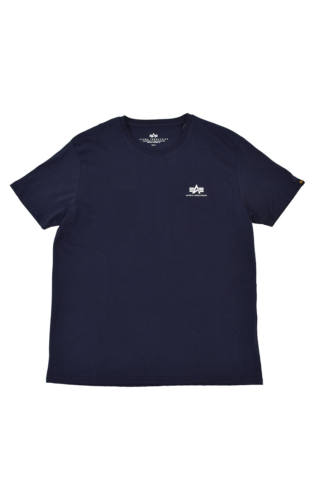 Футболка ALPHA INDUSTRIES BASIC T SMALL LOGO big size rep. blue 