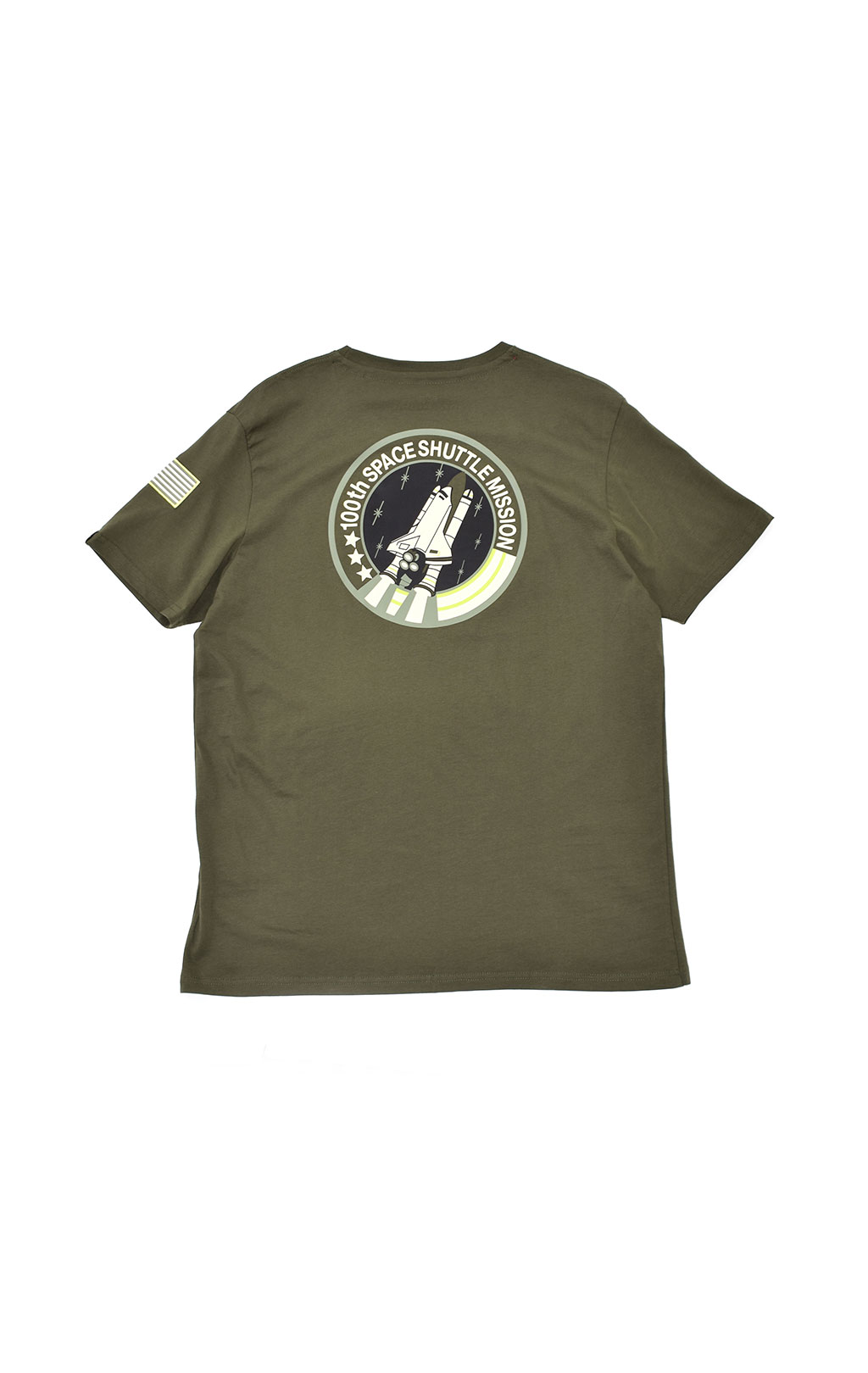 Футболка ALPHA INDUSTRIES NASA SPACE SHUTTLE T dark green 