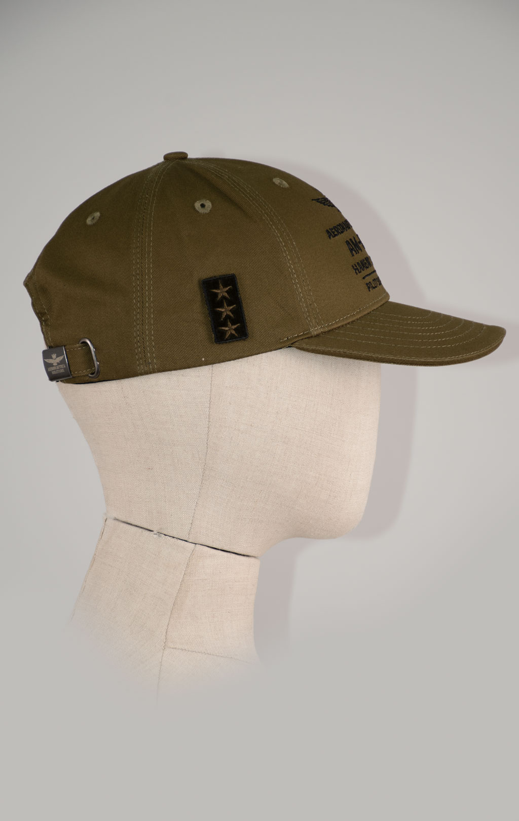 Бейсболка AERONAUTICA MILITARE FW 25/26/CN dark olive (HA 1223) 
