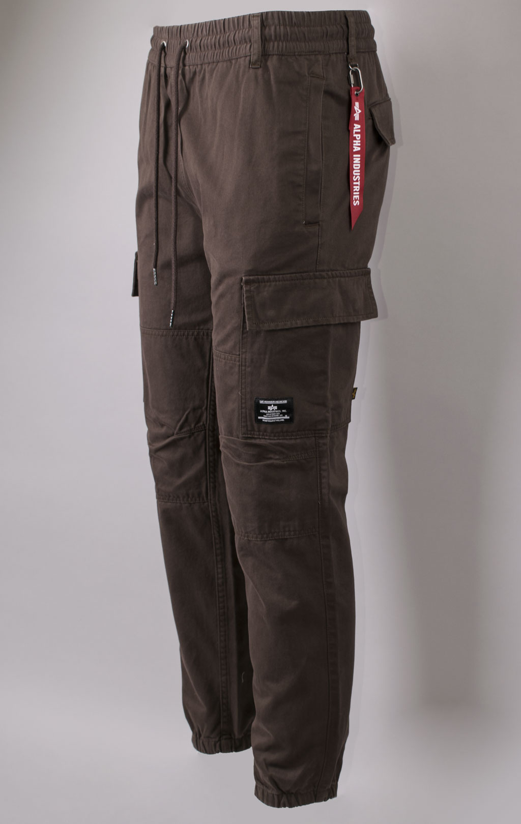 Брюки джоггеры ALPHA INDUSTRIES COTTON JOGGER FW 23/24 chocolate 