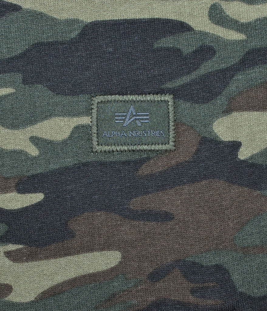 Женская толстовка ALPHA INDUSTRIES X-FIT HOODY camo woodland 65 