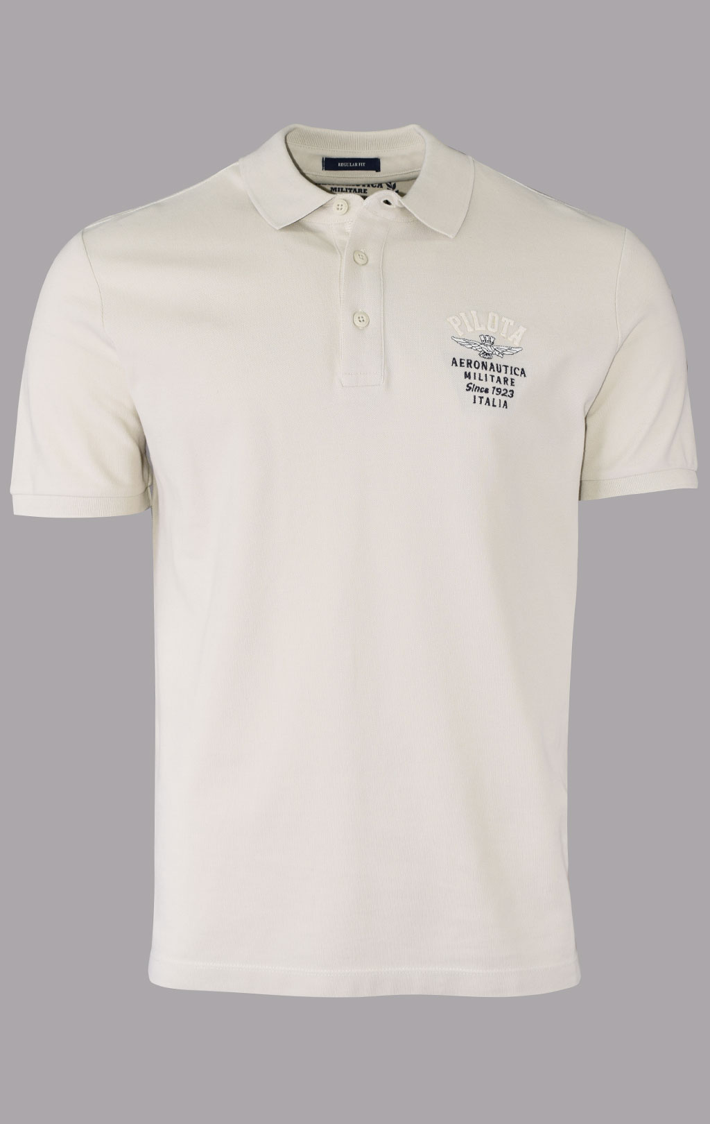 Футболка-поло AERONAUTICA MILITARE SS 23/TR ghiaccio (PO 1699)