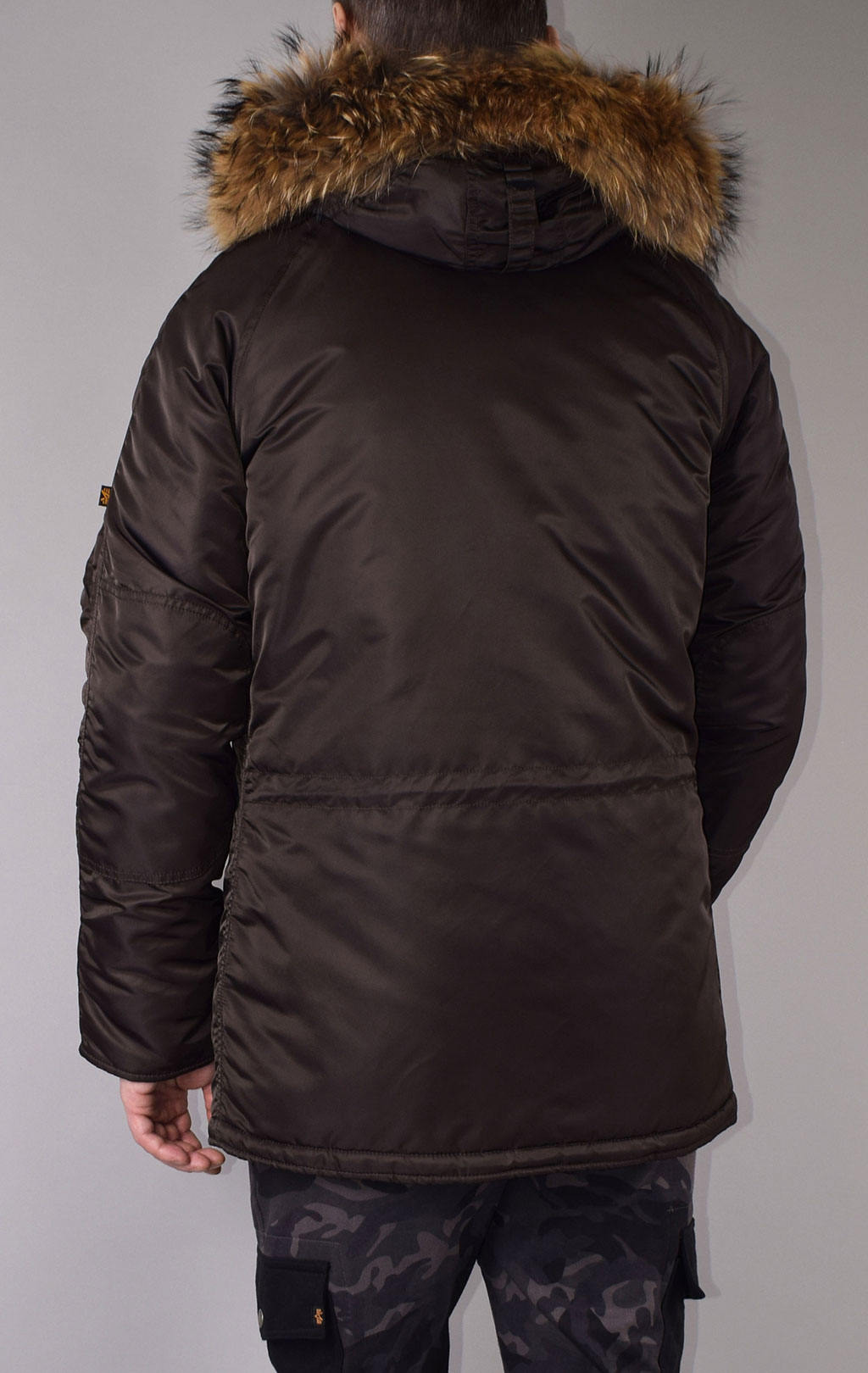 Аляска ALPHA INDUSTRIES VF 59 big size N-3B натур. мех deep brown 