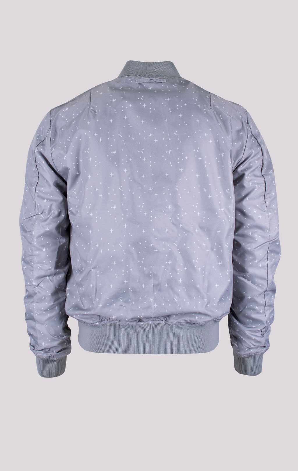 Ветровка-бомбер ALPHA INDUSTRIES MA-1 TT NASA REVERSIBLE II silver 
