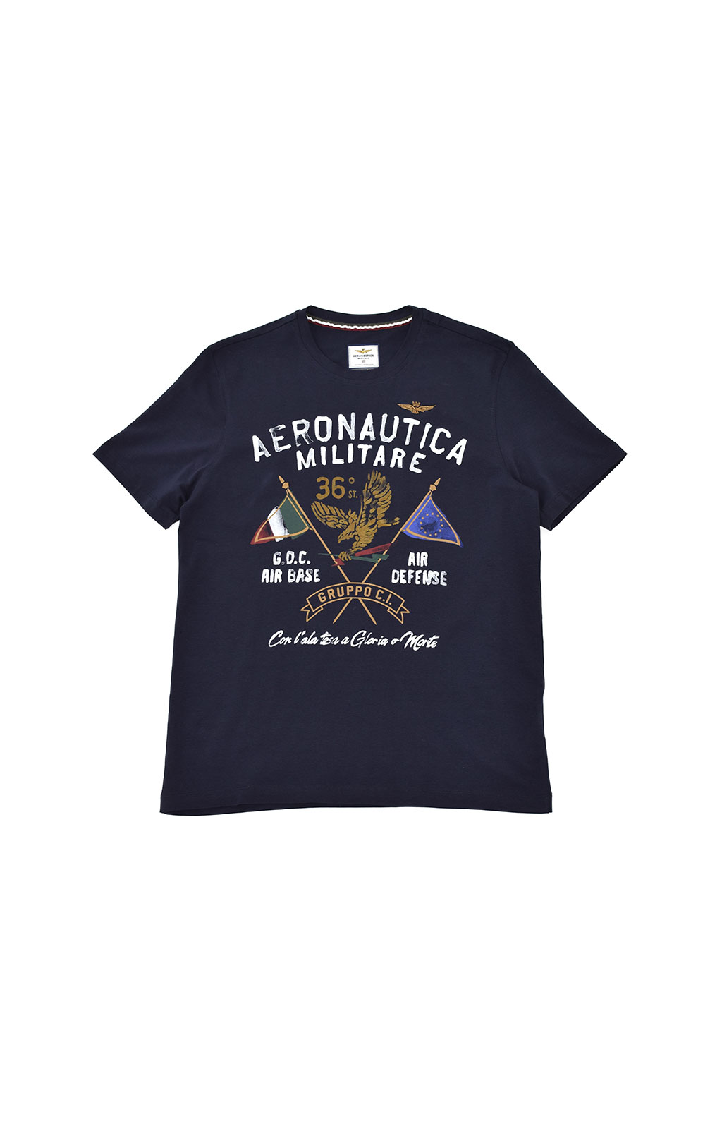 Футболка AERONAUTICA MILITARE SS 21/TR blue navy (TS 1860) 