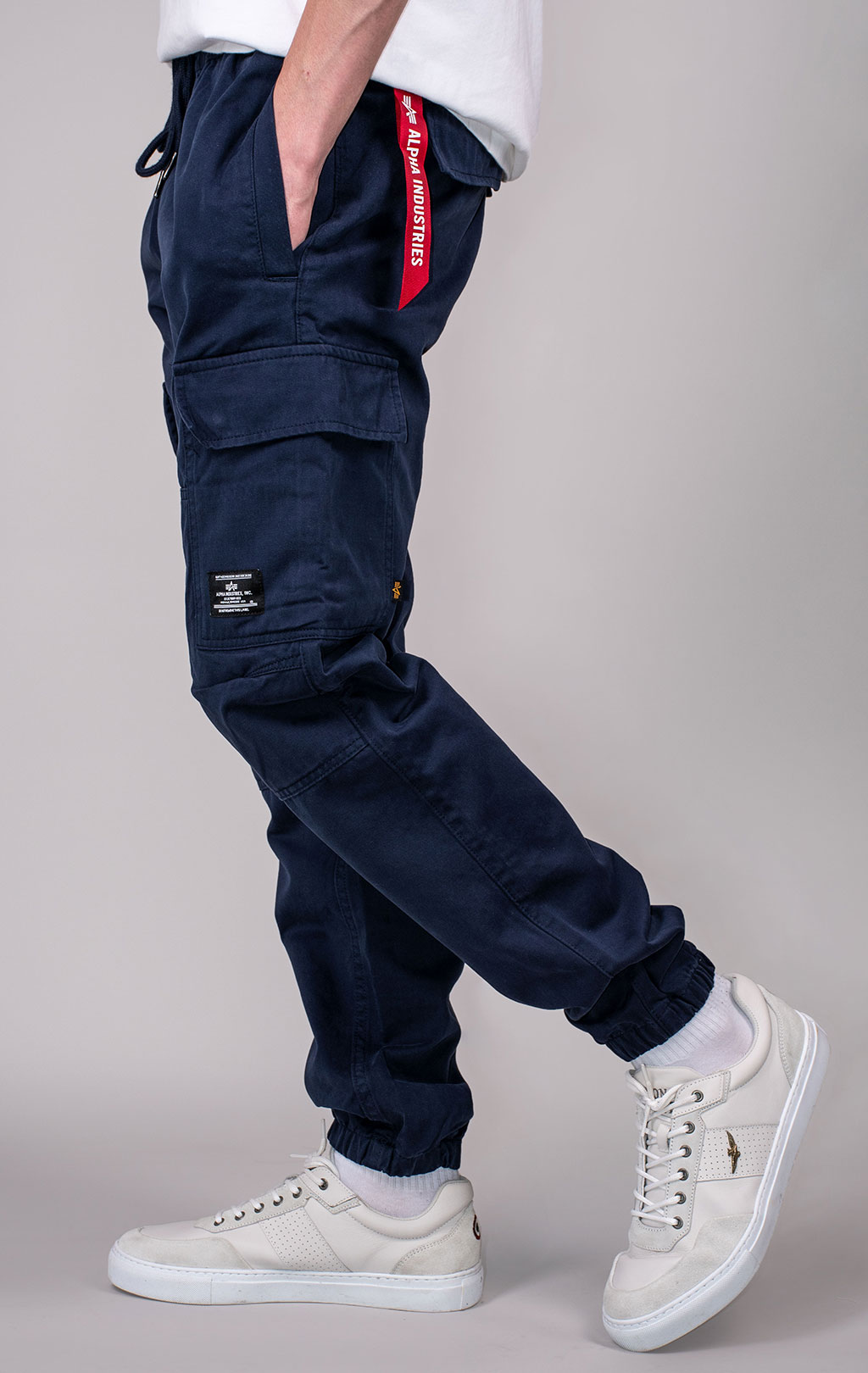 Брюки джоггеры ALPHA INDUSTRIES COTTON JOGGER SS 24 m replica blue 