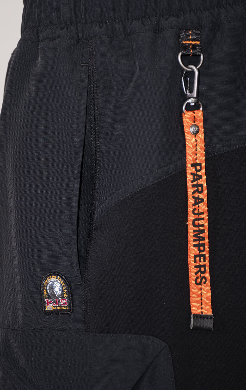 Брюки трикотажные PARAJUMPERS OSAGE с карманами SS 24 black 