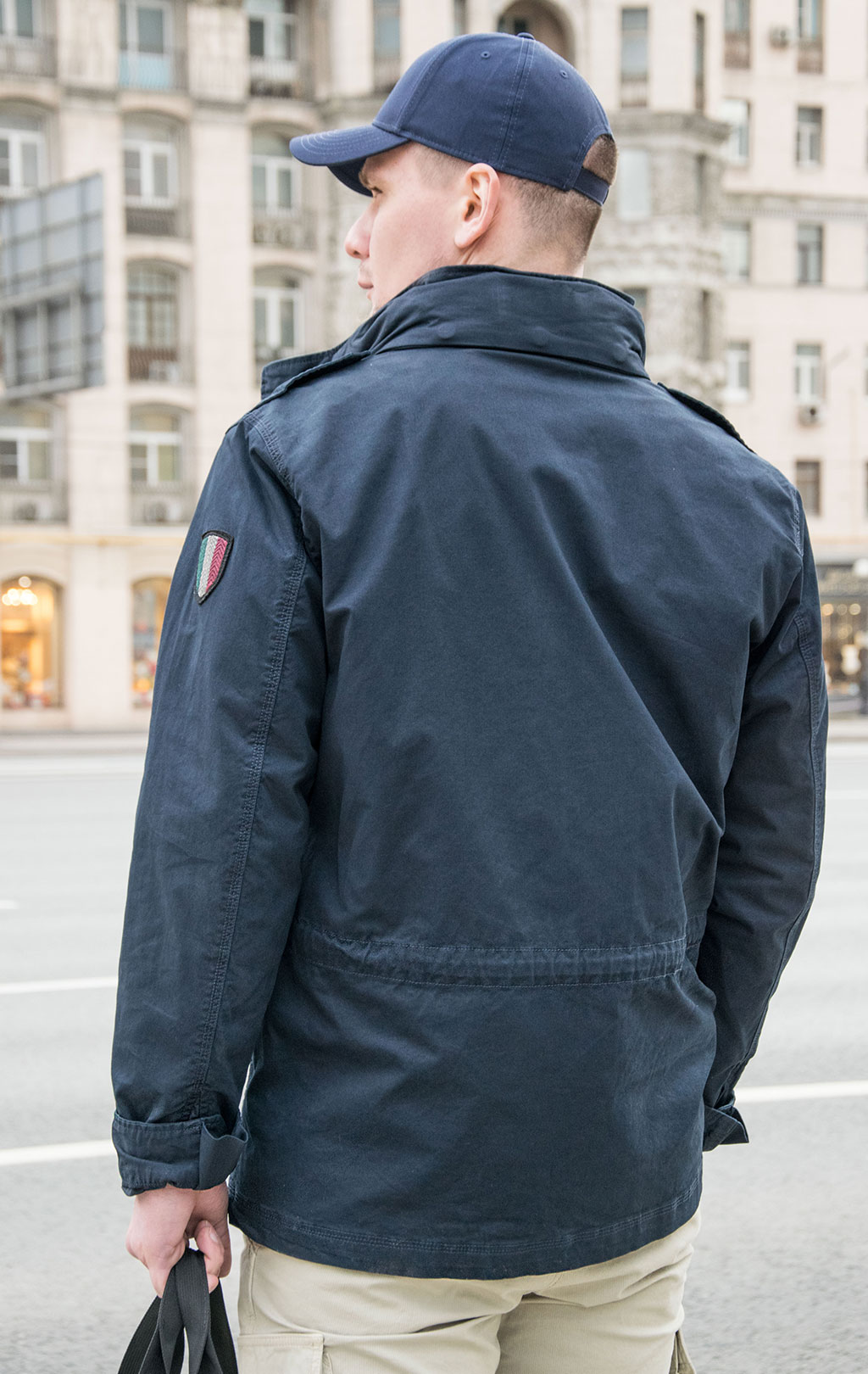 Ветровка AERONAUTICA MILITARE SS 23 m/CN blue scuro (AB 2063)