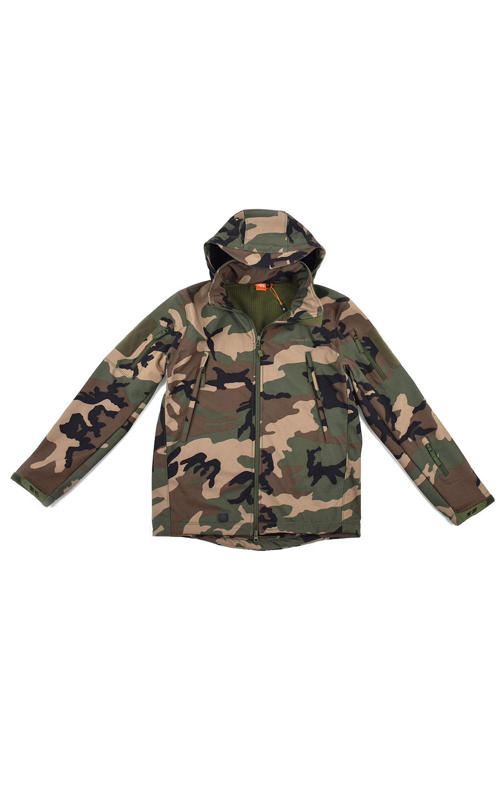 Куртка тактическая softshell Pentagon мембрана ARTAXES big size Soft Shell camo woodland 08011 