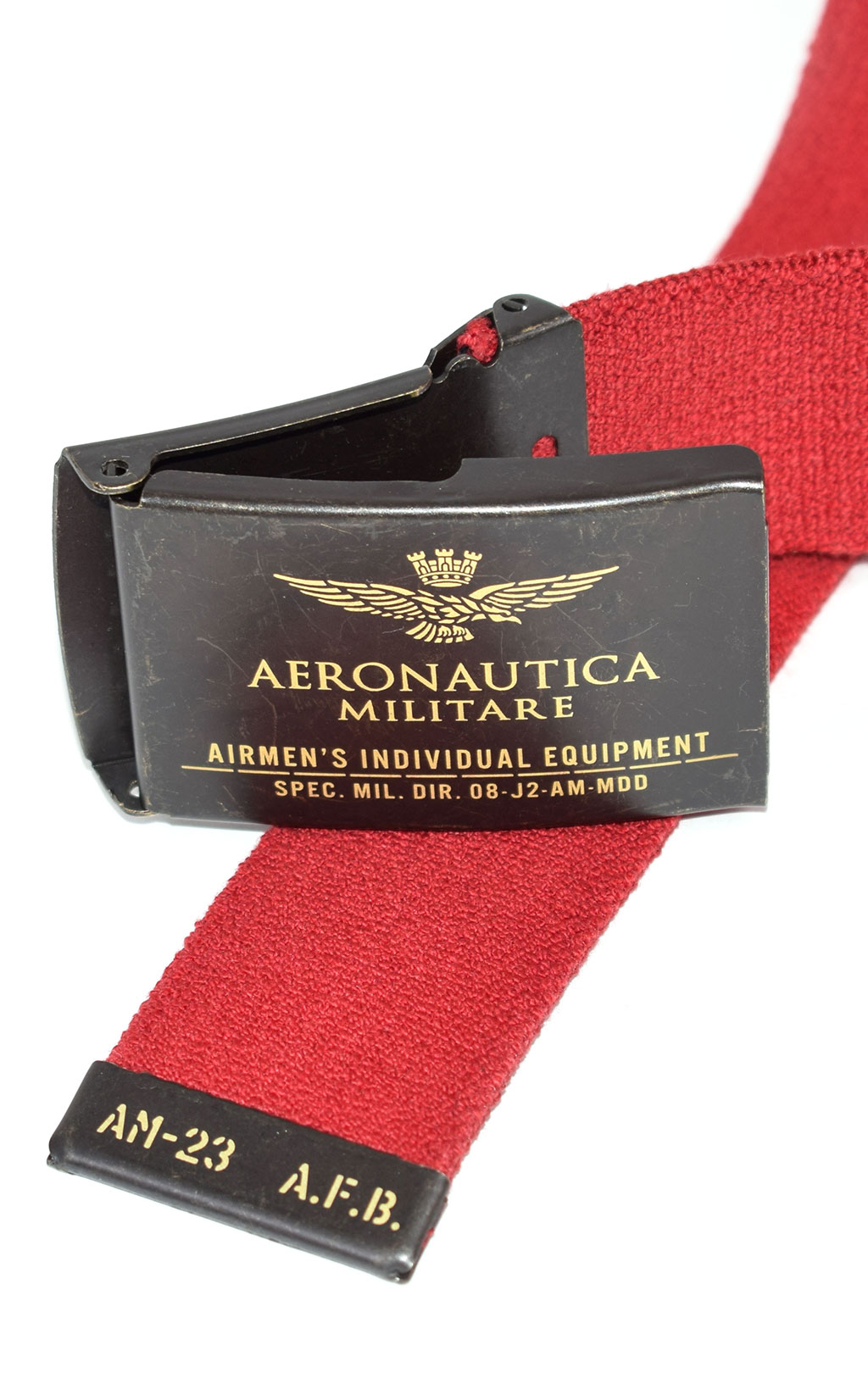 Ремень эластичный AERONAUTICA MILITARE SS 20/IT rosso (CI 261) 