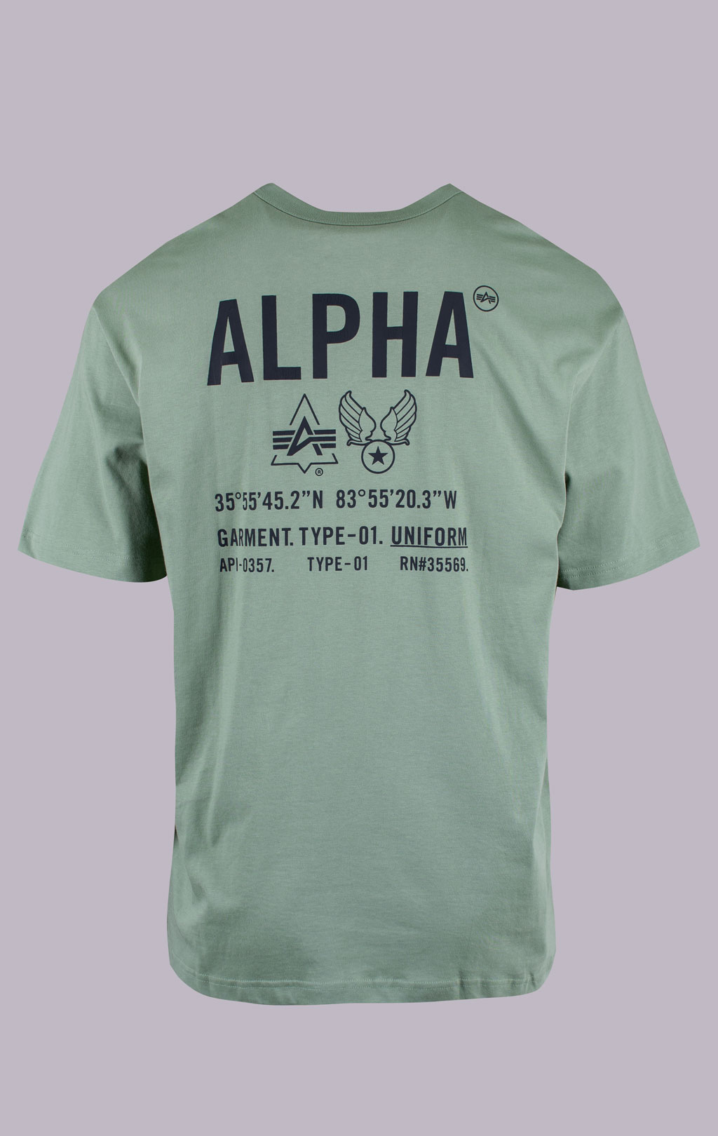 Футболка ALPHA INDUSTRIES RELAXED UNIFORM TEE SS 26 moss 