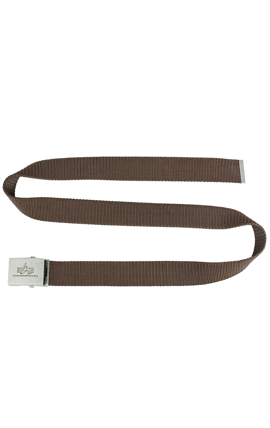 Ремень брючный ALPHA INDUSTRIES HEAVY DUTY BELT 4 cm brown 