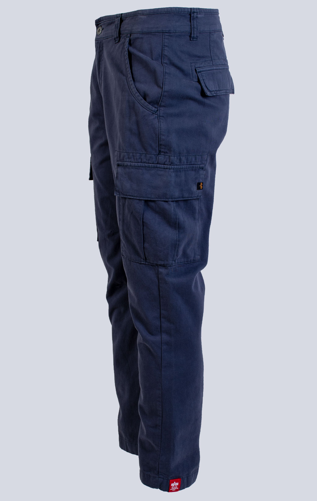 Брюки-карго ALPHA INDUSTRIES AGENT replica blue 