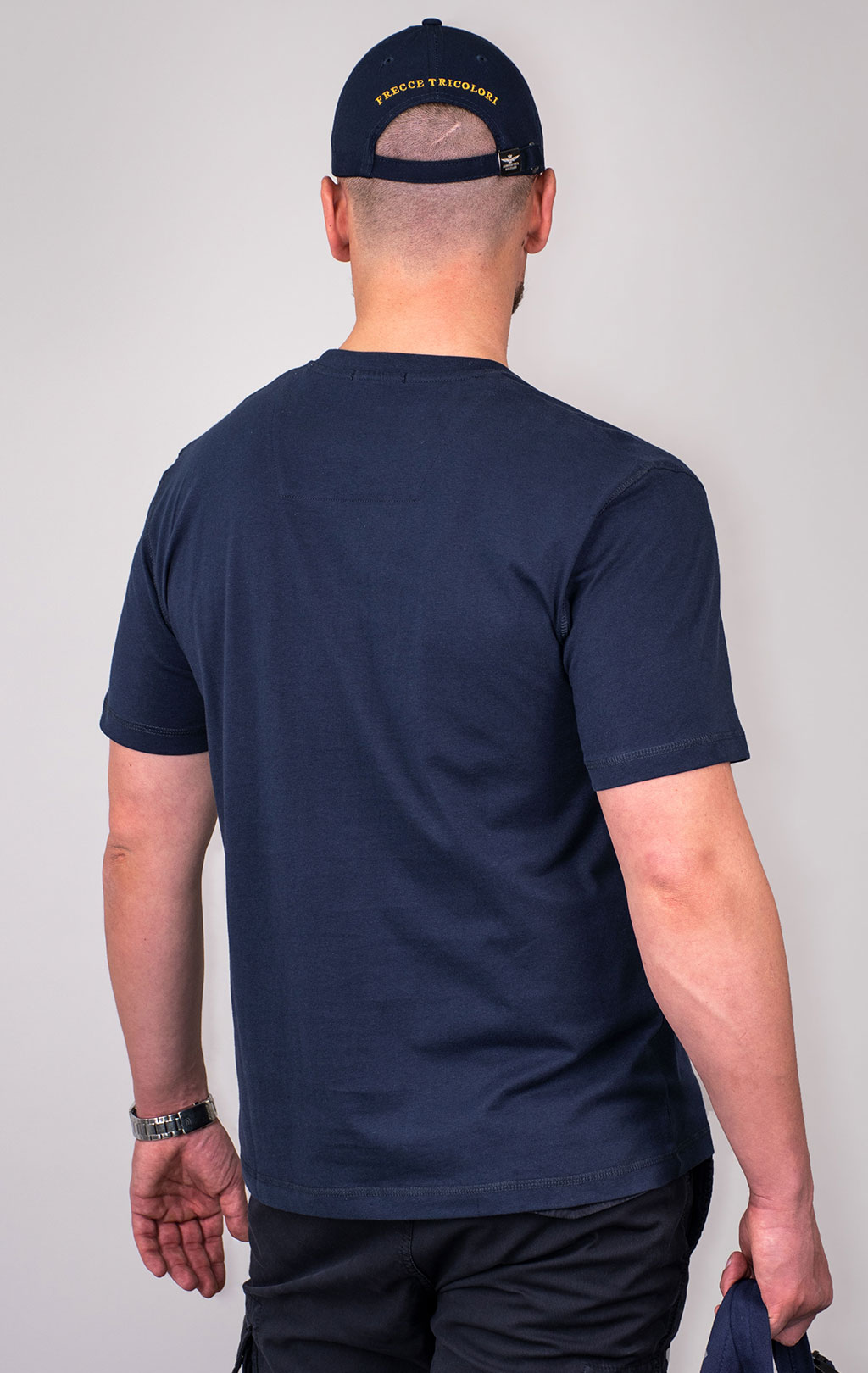 Футболка AERONAUTICA MILITARE SS 24/BD blue navy (TS 2219) 