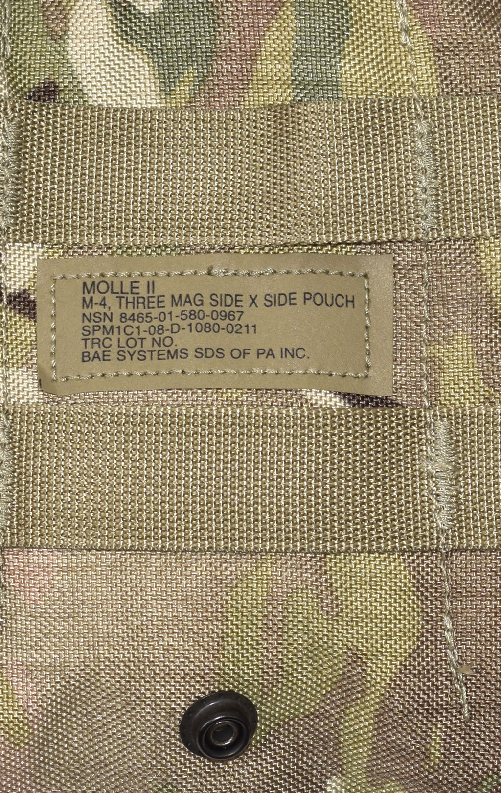 Подсумок магазинный M4 MOLLE Tripple Mag multicam США