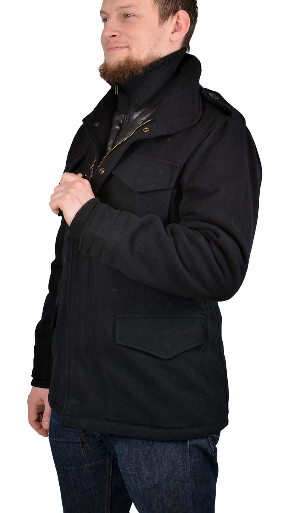 Куртка BRANDIT M-65 Voyager Wool black 