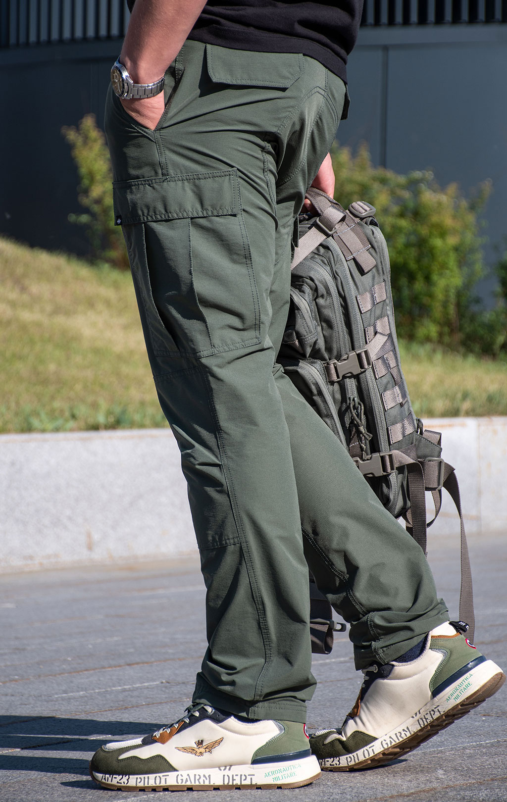Брюки тактические Pentagon BDU 2.0 TROPIC big size нейлон94%/эластейн6% Rip-Stop stratch green camo CG06 05060 