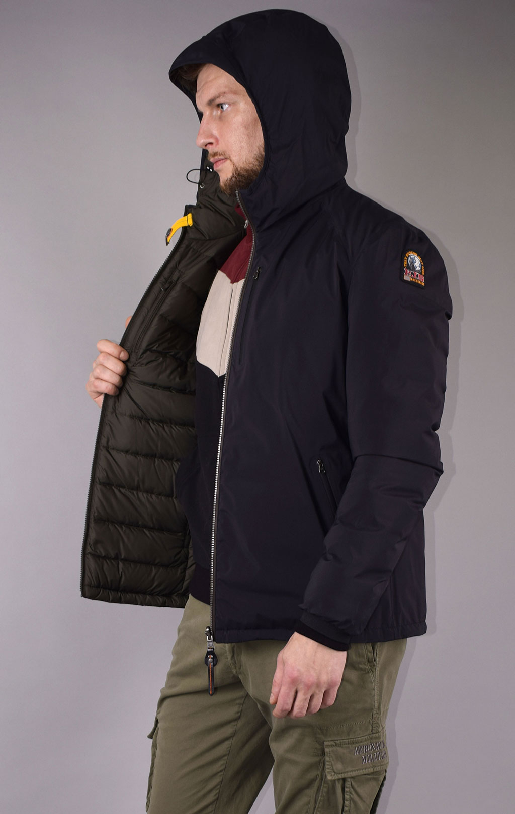 Куртка-пуховик PARAJUMPERS REVERSIBLE FW 19/20 sycamore 