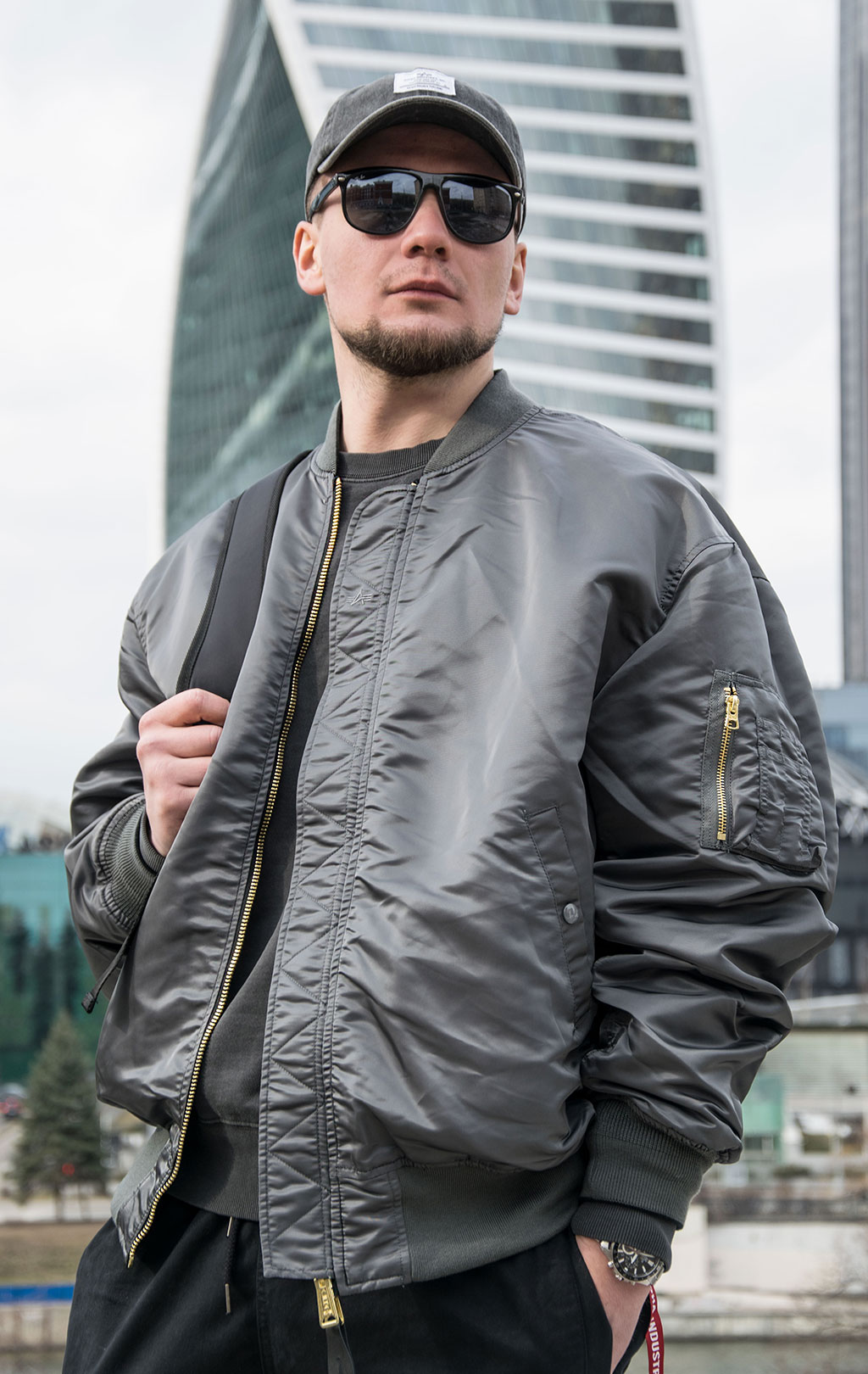 Ветровка ALPHA INDUSTRIES GEN-II FLIGHT JACKET L-2B SS 23 m black 