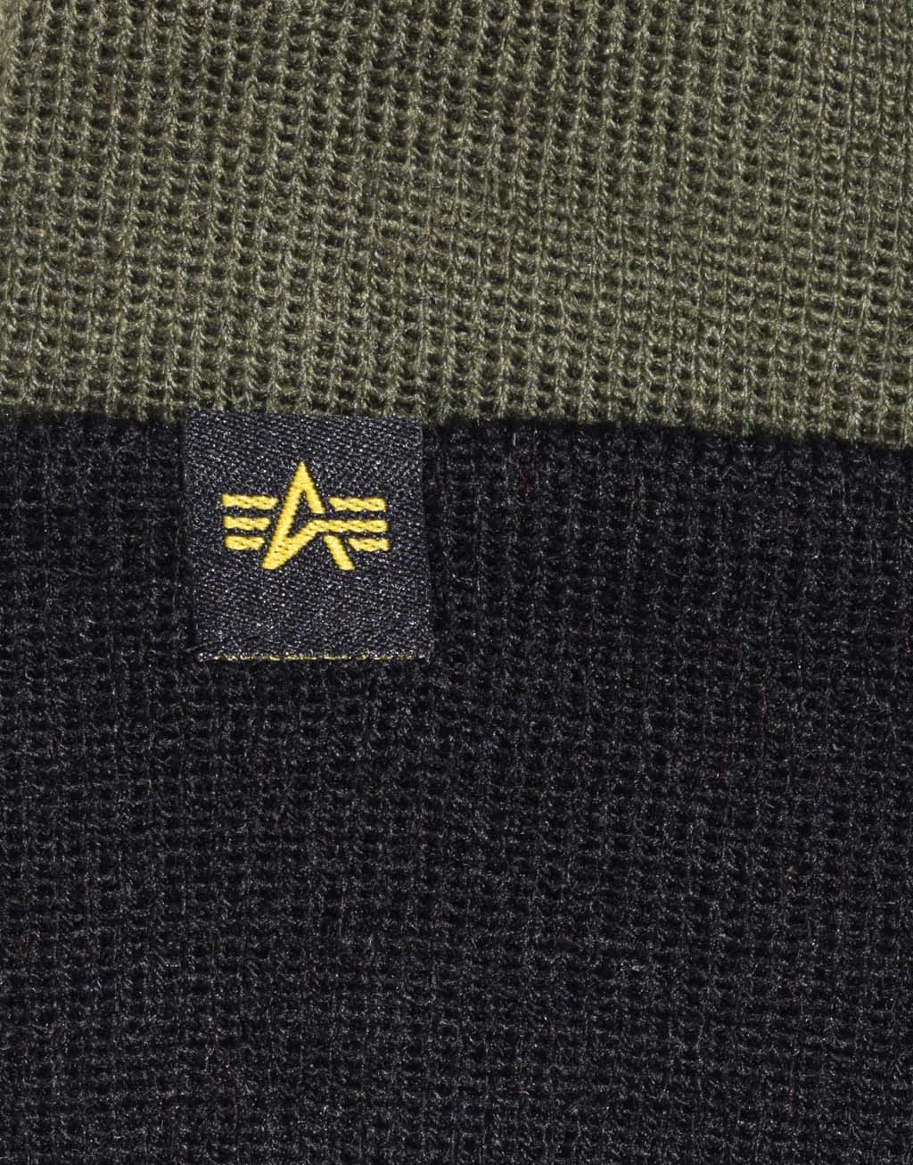 Шапка ALPHA INDUSTRIES BEANIES dark green 