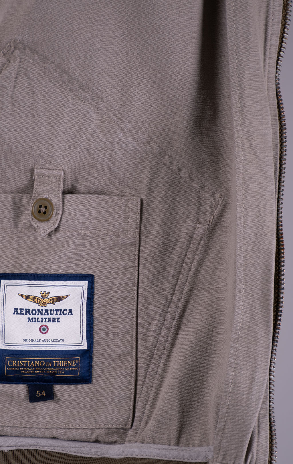 Ветровка-бомбер AERONAUTICA MILITARE SS 26/IN winter twig (AB 3042) 