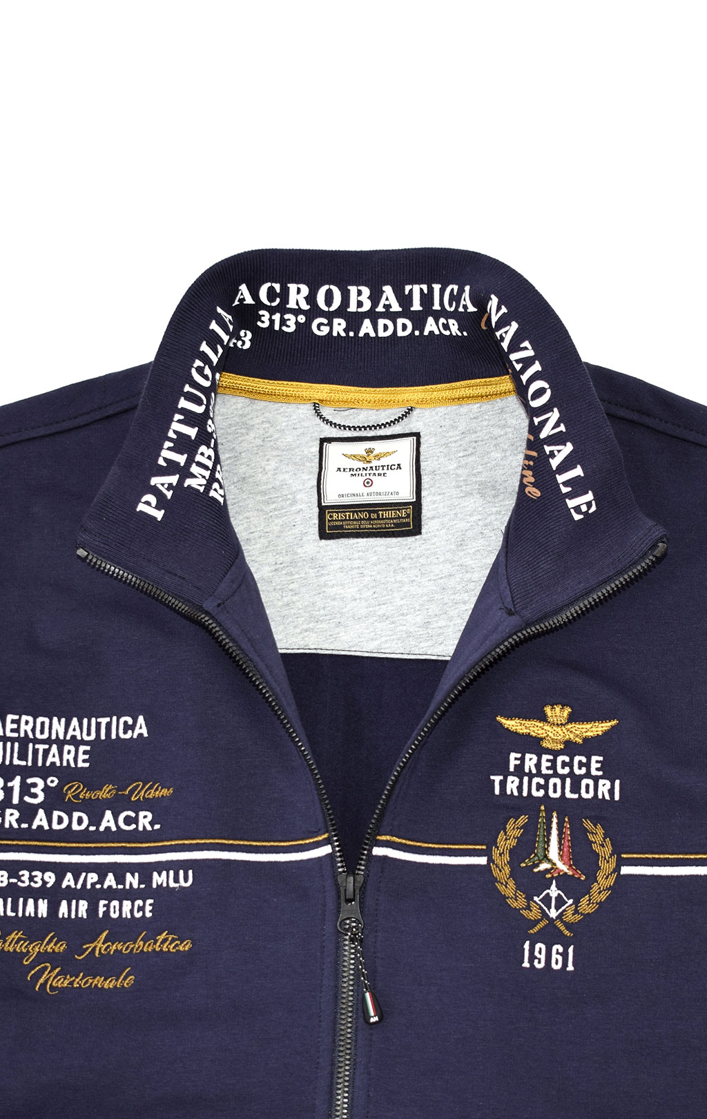 Олимпийка AERONAUTICA MILITARE big size FW 21/22/TR blue navy (FE 1633) 