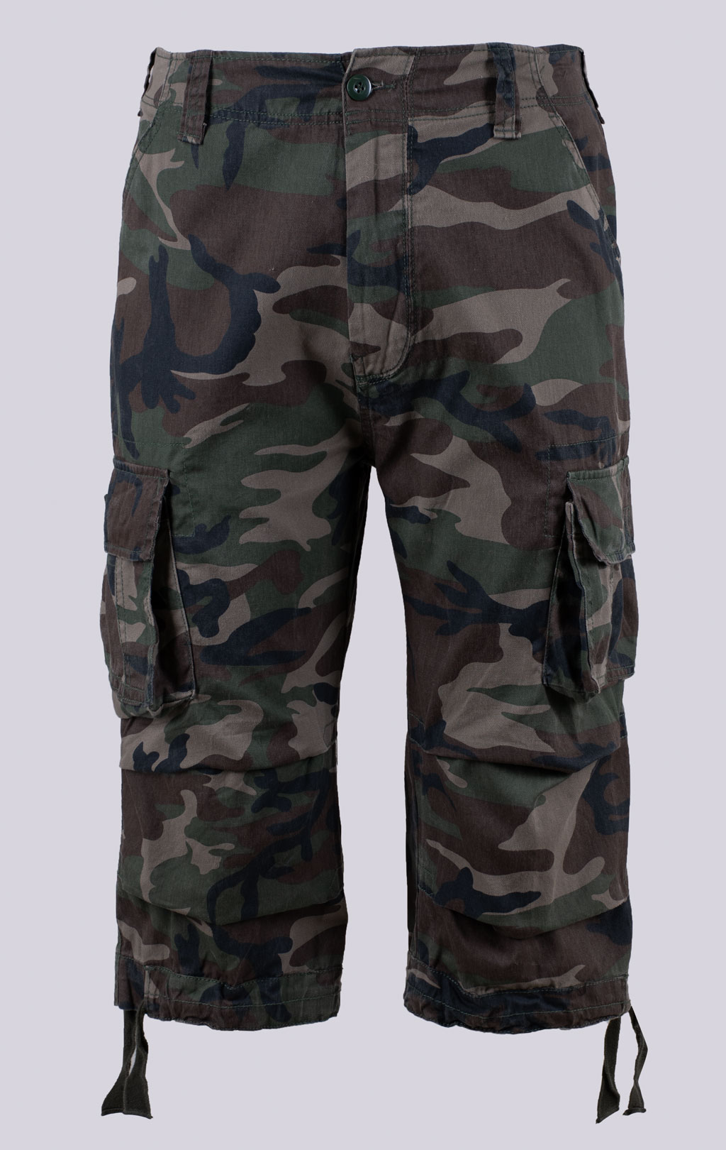Шорты карго удлинённые BRANDIT Urban Legend 3/4 camo woodland 