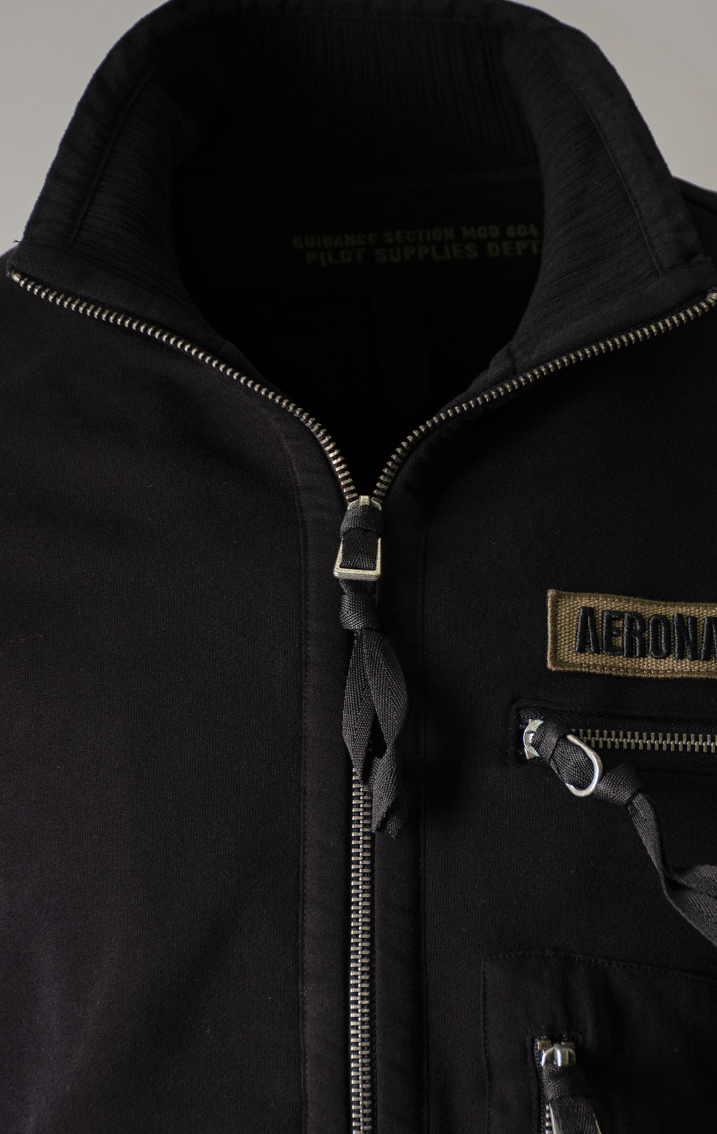 Олимпийка AERONAUTICA MILITARE big size FW 25/26/TR jet black (FE 2069) 