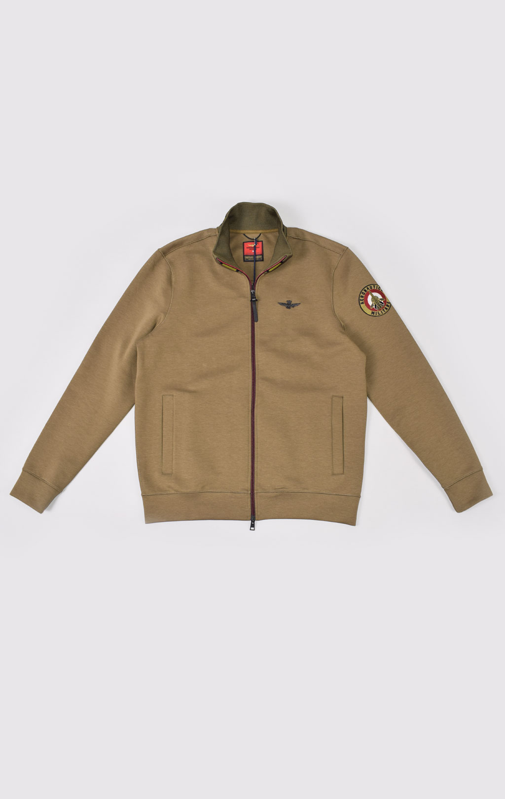 Олимпийка AERONAUTICA MILITARE FW 21/22/TR verde militare (FE 1634) 