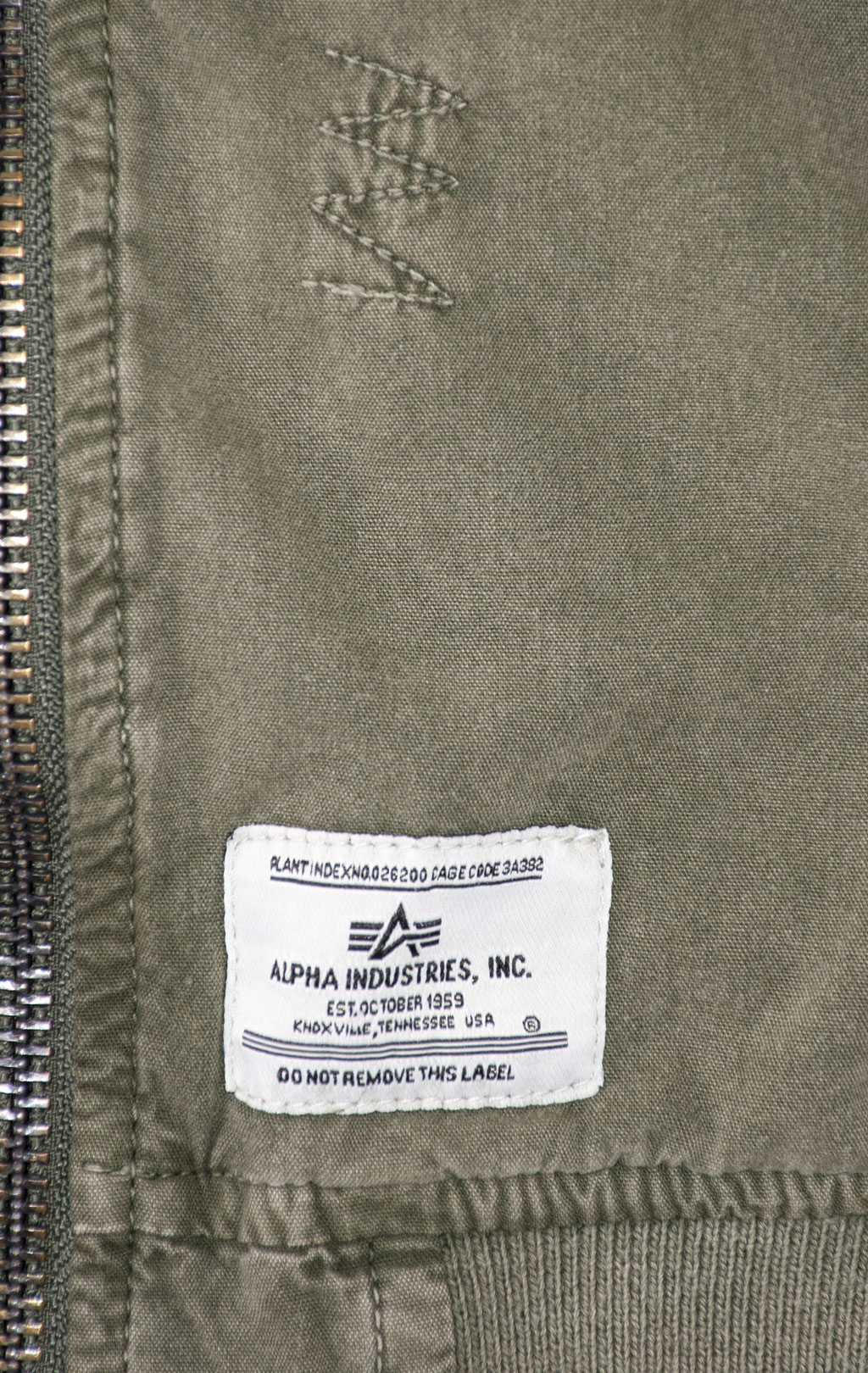 Ветровка ALPHA INDUSTRIES RIP AND REPAIR FLIGHT JACKET L-2B SS 24 m OG-107 green 