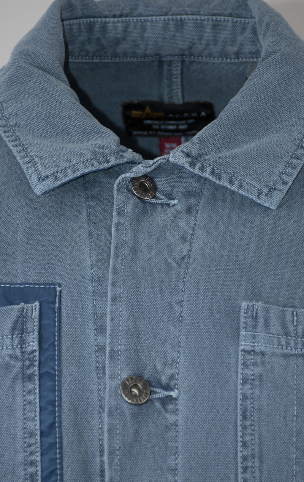 Ветровка ALPHA INDUSTRIES CTN CHORE COAT SS 25 m airborne blue 