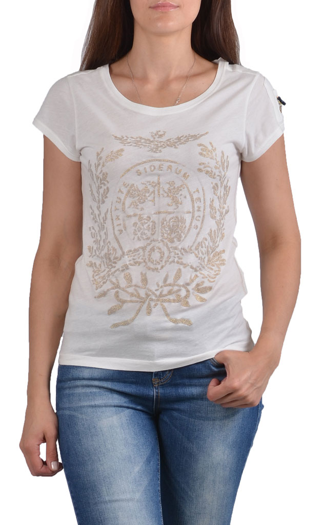 Женская футболка AERONAUTICA MILITARE white (TS 1160)