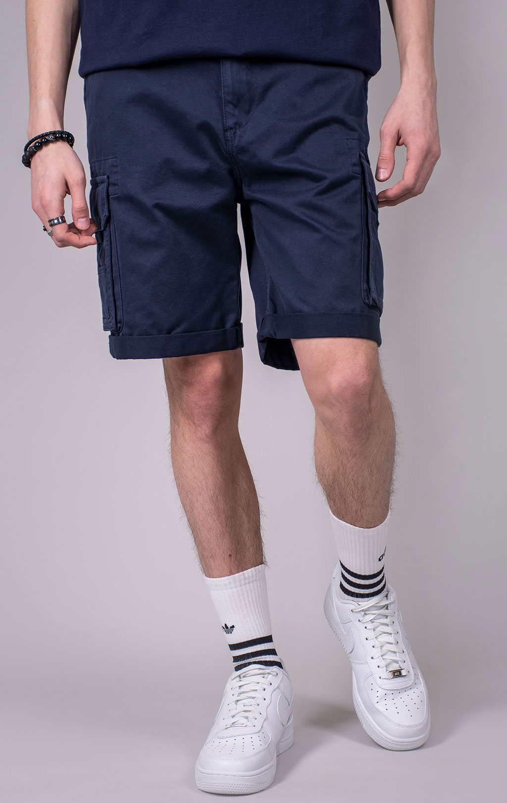 Шорты ALPHA INDUSTRIES CREW SHORT SS 24 m replica blue 