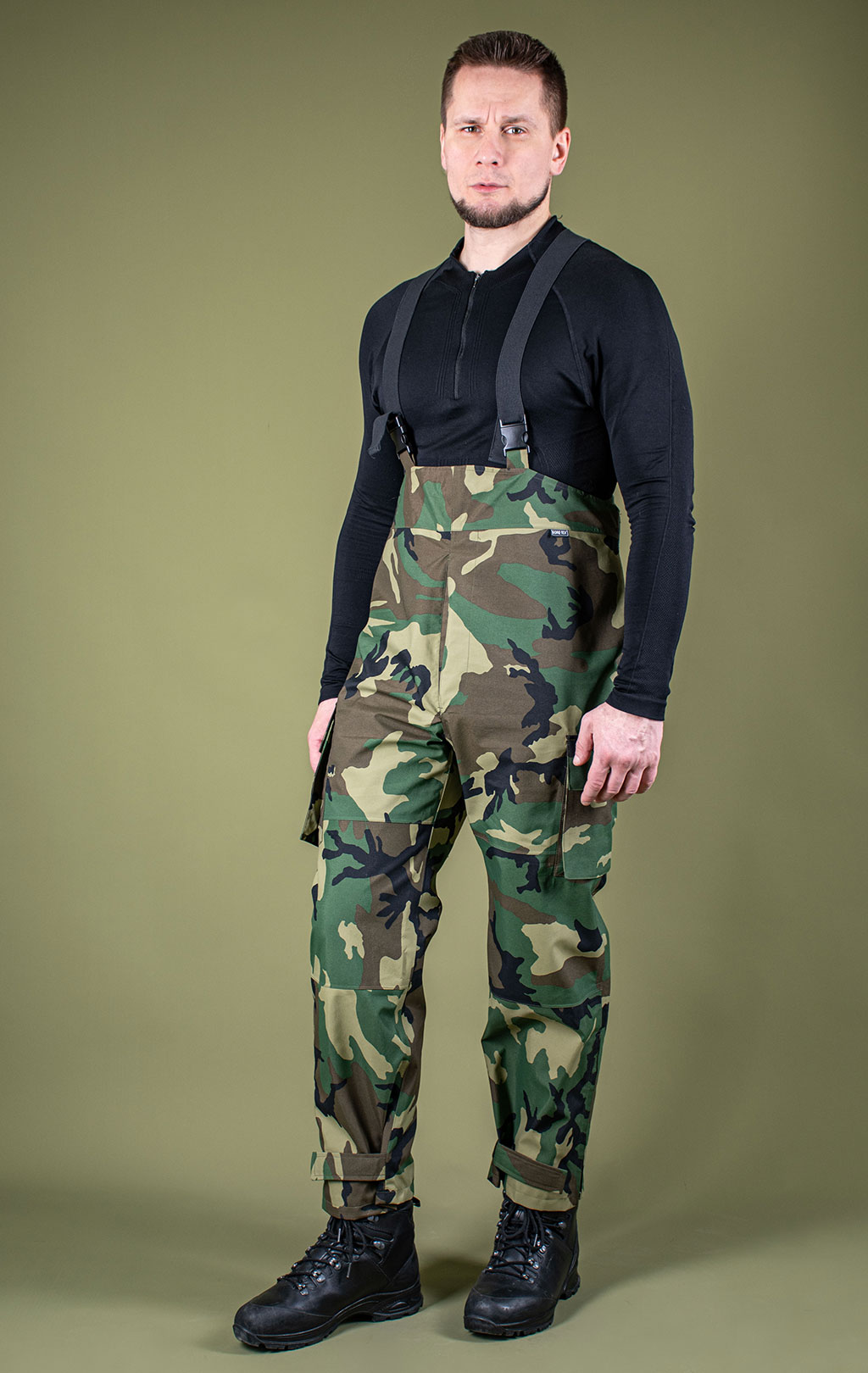 Брюки непромокаемые Gore-Tex Gore-Tex camo woodland Италия