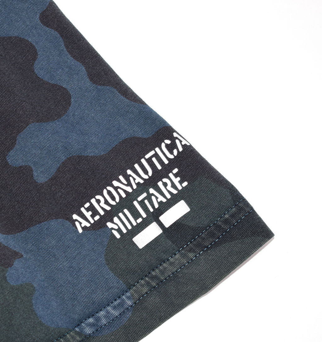 Футболка AERONAUTICA MILITARE SS19 camouflage blue (TS 1603) 
