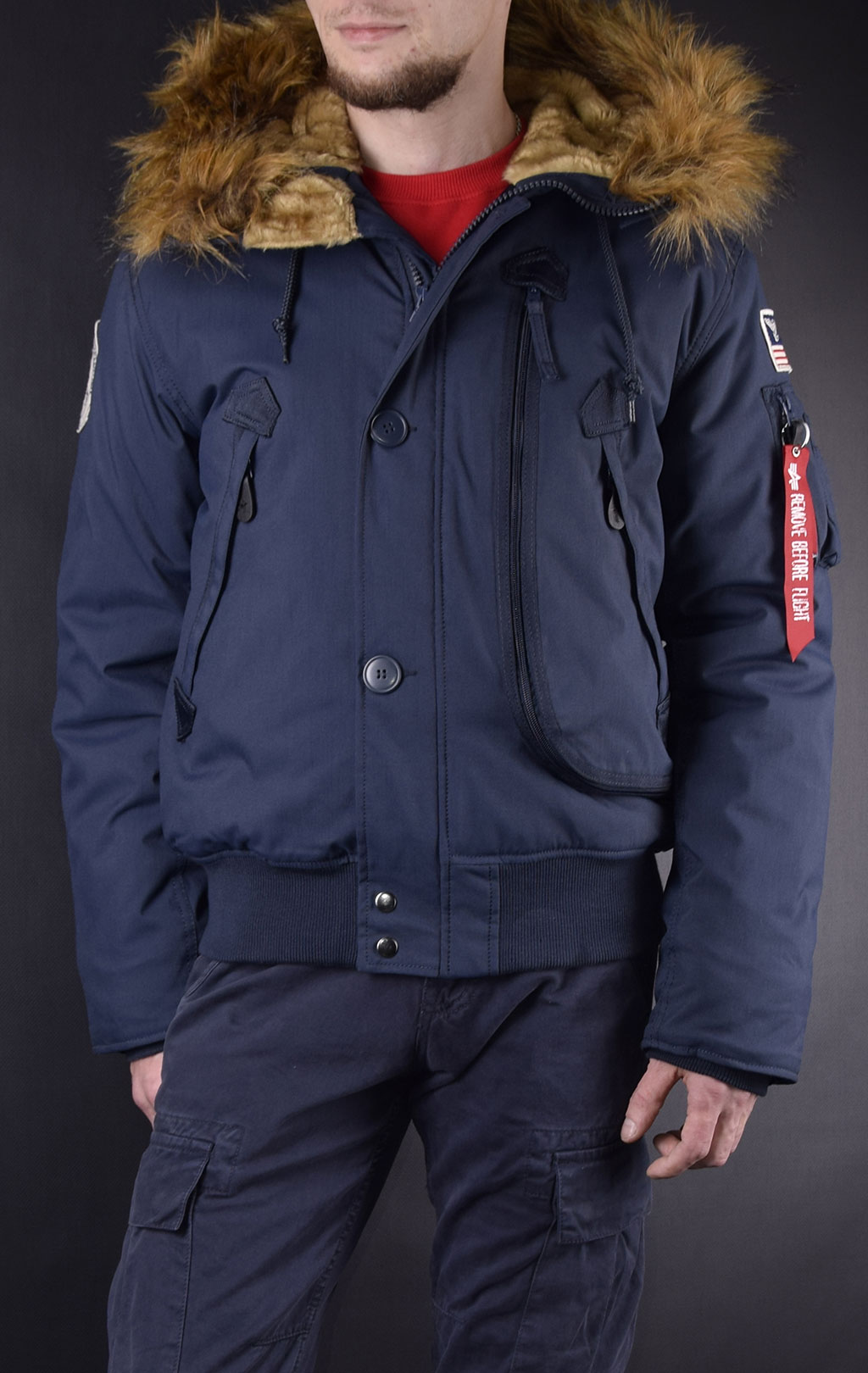 Аляска ALPHA INDUSTRIES POLAR SV rep. blue 