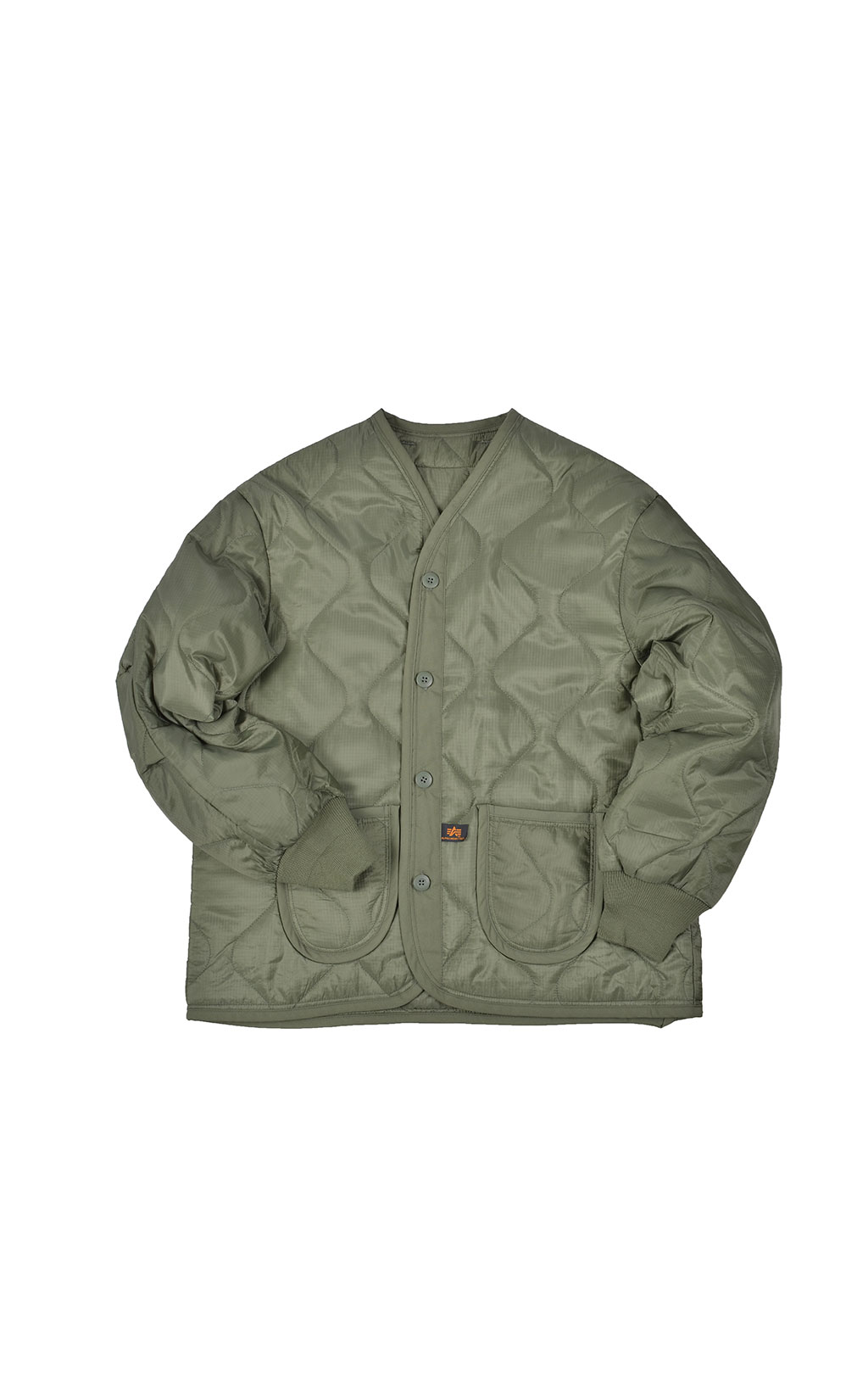 Куртка-подстёжка ALPHA INDUSTRIES CLASSIC M-65 с карманами и манжетами olive 
