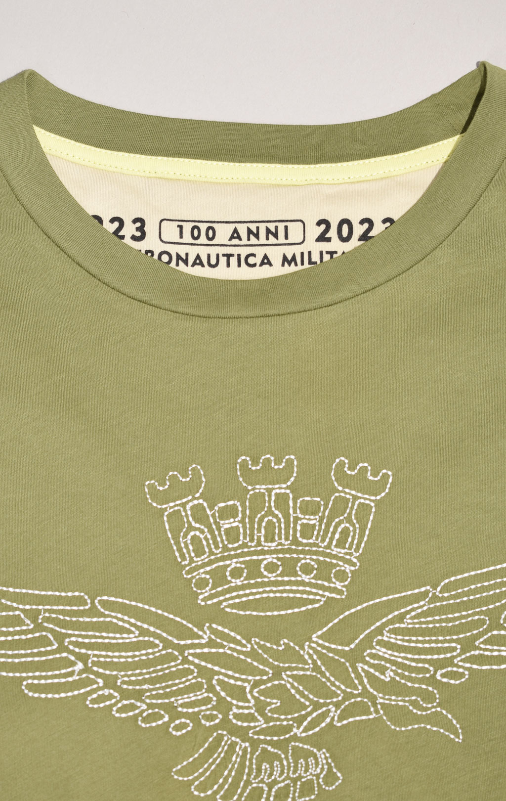 Женская футболка AERONAUTICA MILITARE SS 23/TR oliva (TS 2103)