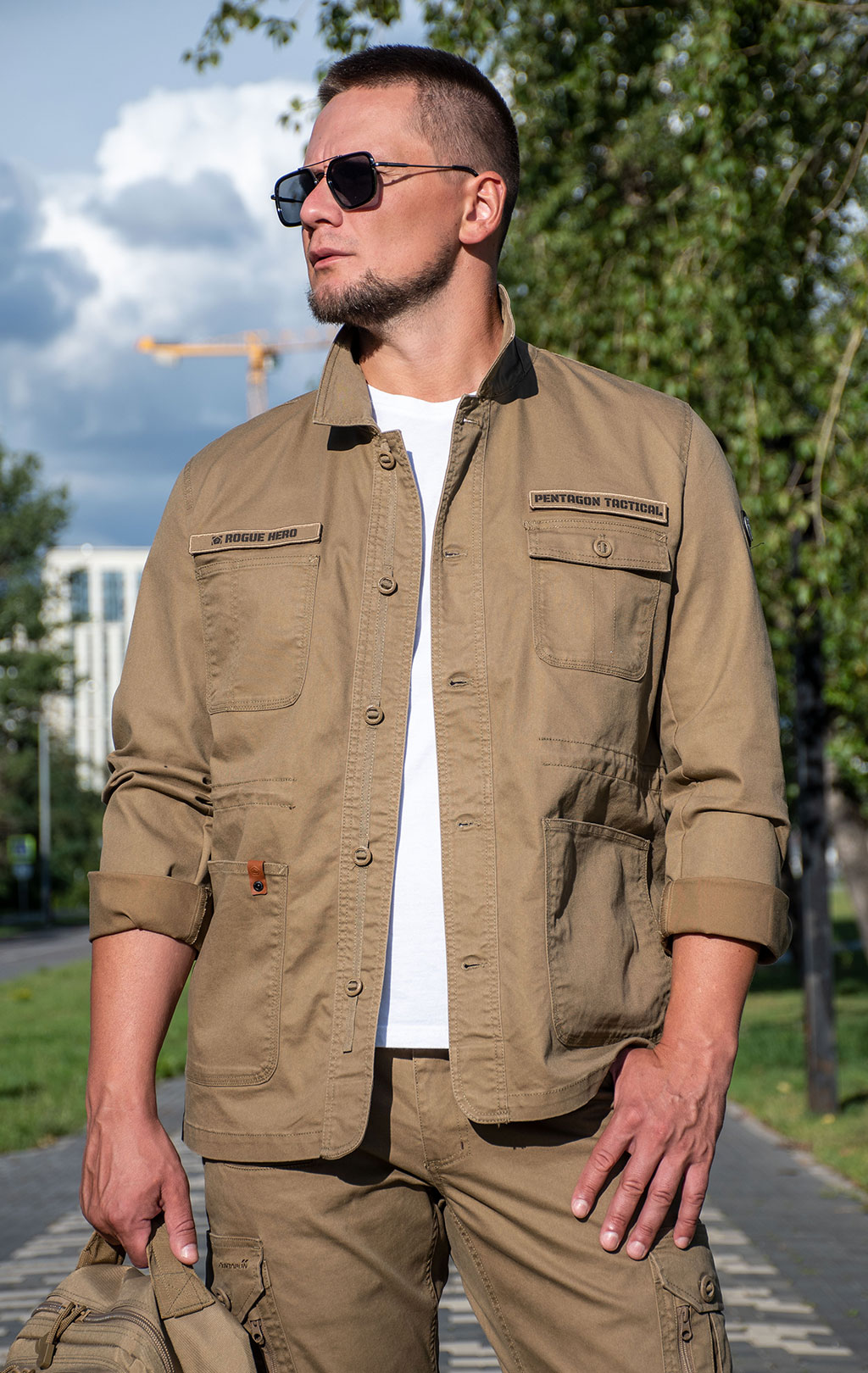 Ветровка Pentagon ROGUE HERO хлопок65% coyote 02027 