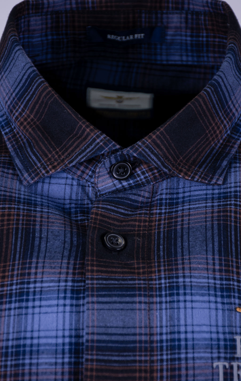Рубашка AERONAUTICA MILITARE FW 26/27/IN blue optical checked (CA 1335) 