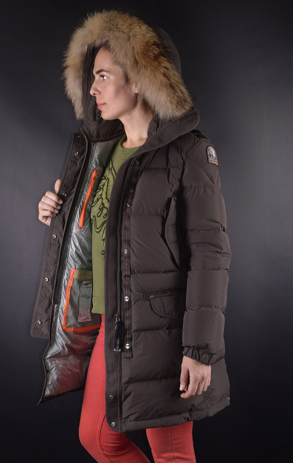 Женский пуховик PARAJUMPERS HARRASEEKET old timber 