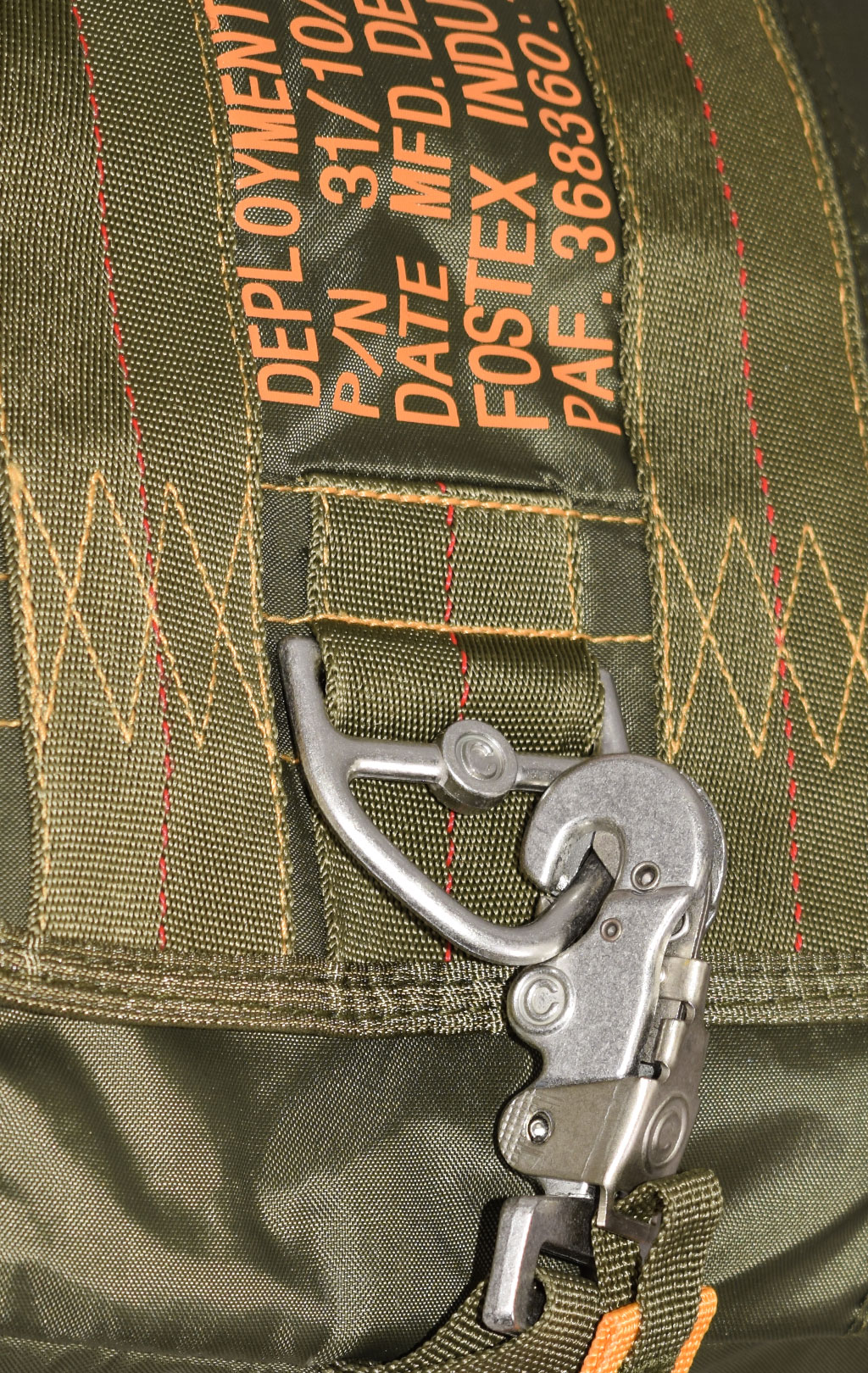 Сумка парашютная Fostex №3 30x15x24 olive 