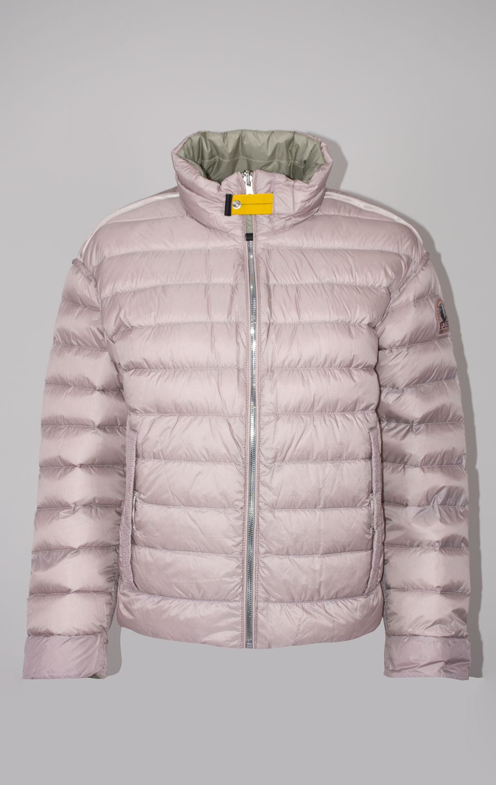 Женская куртка-пуховик лёгкая PARAJUMPERS LETIZIA REVERSO двусторонняя SS 24 sage-misty lilac 