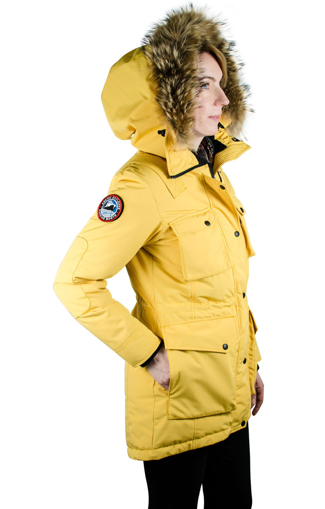 Женский пуховик ARCTIC EXPLORER UMI yellow 